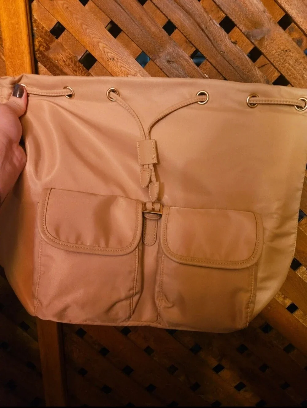 Year of Ours Beige Tote Bag